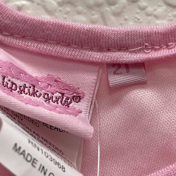 Lipstick Girls Toddler 2T Dress Pink Mesh Floral Sequin Layered New With Tags! - Picture 7 of 7